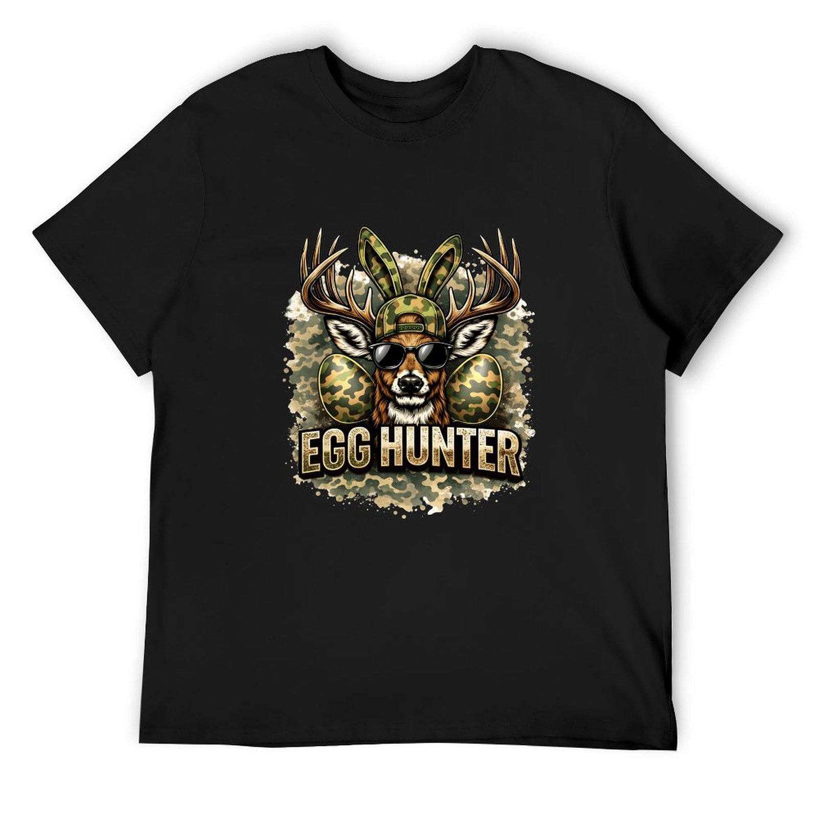 Wildman Hunting & Outdoor Polokwane - 屋外での水鳥狩猟 わたしはむしろアヒル狩りがしたい ブラック Tシャツ カモフラージュ柄 ボウマーラード