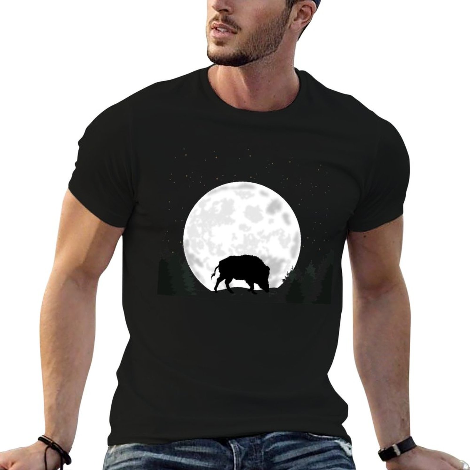 Wildman Hunting & Outdoor Polokwane - ワイルドボアハンティング ボアワイルドボアブリストル キャトルTシャツ 吸湿発散性アスレチックTシャツ