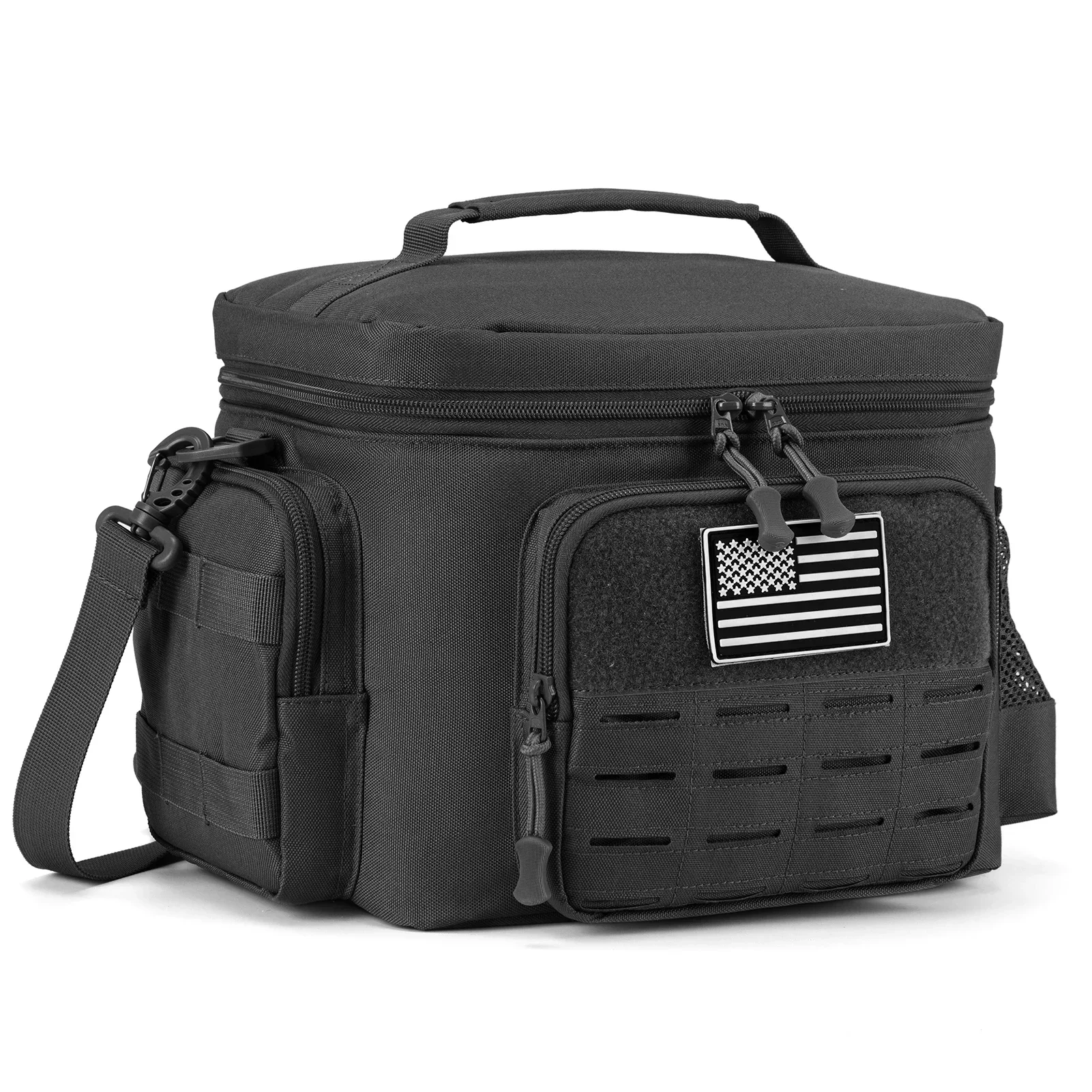 Outdoor Hunting Gear Storage - 13L 戦術的なサーマルクーラーバッグピクニッククーラーボックスキャンプランチバッグ屋外ヘビーデューティランチボックスクーラーバックパックキャンプ収納