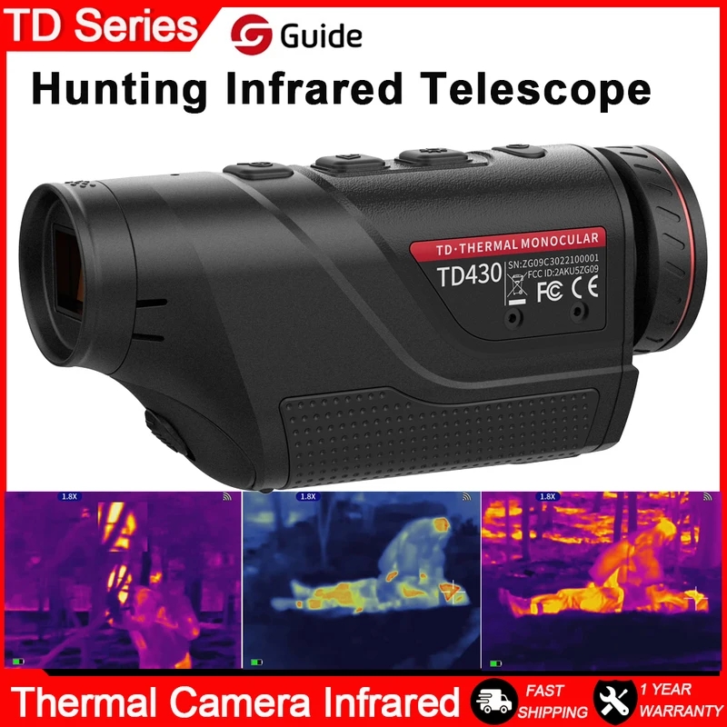 Outdoor Hunting Images - ガイド TD211 TD411 狩猟用サーマルイメージャー WiFi レーザーポインター