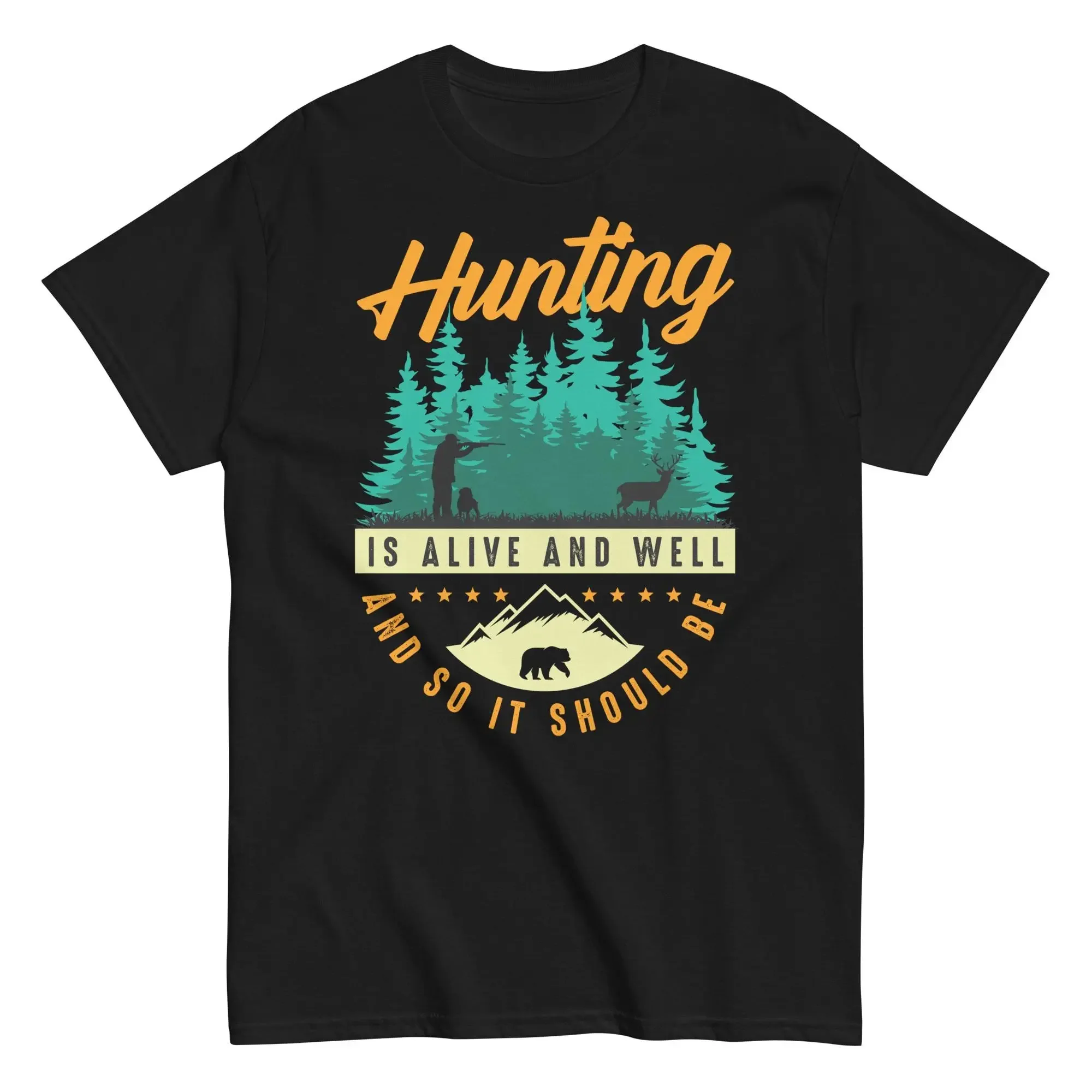 Wildman Hunting & Outdoor Polokwane - ハンターのための「I Should Be Hunting」Tシャツ（鹿・イノシシ柄）
