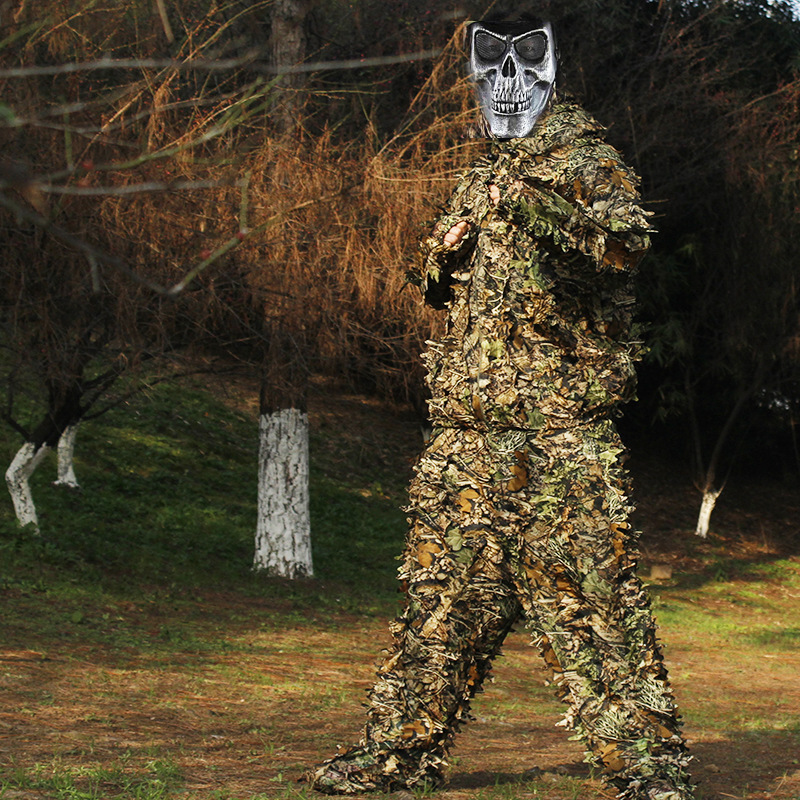 メンズとレディースのスナイパーカモフラージュ服,3dメープル - Hunting And Camping In Jungle のレビューと価格