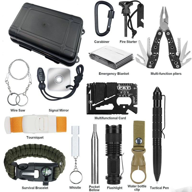 ホンルイDIYコンパクトポータブル耐衝撃サバイバルギア緊急ツ - Outdoor Hunting Tools のレビューと価格