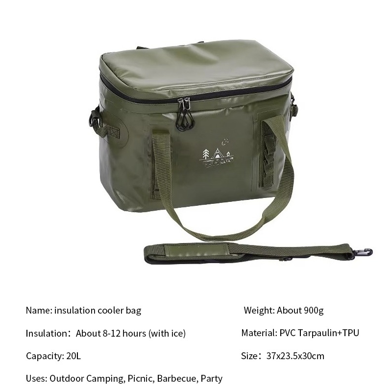 ポータブル20Lゴルフクーラーバッグ、断熱アウトドアキャンプ - Outdoor Hunting Events のレビューと価格