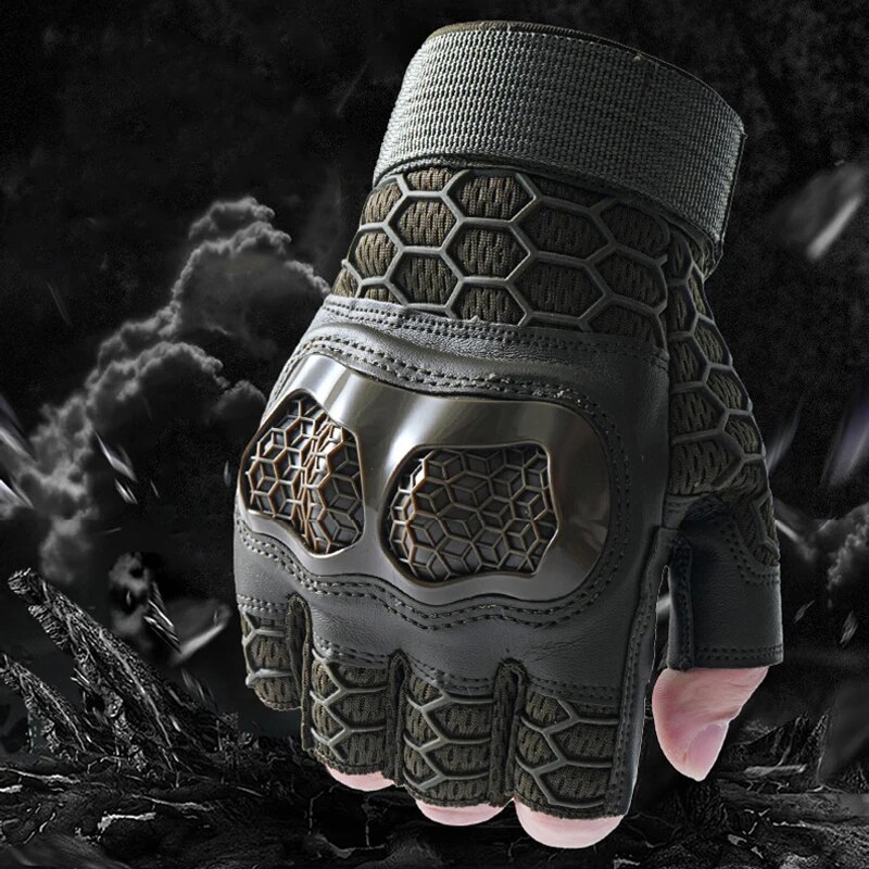 男性と女性のための戦術的なアウトドアスポーツグローブ,ハーフ - Outdoor Hunting Names のレビューと価格