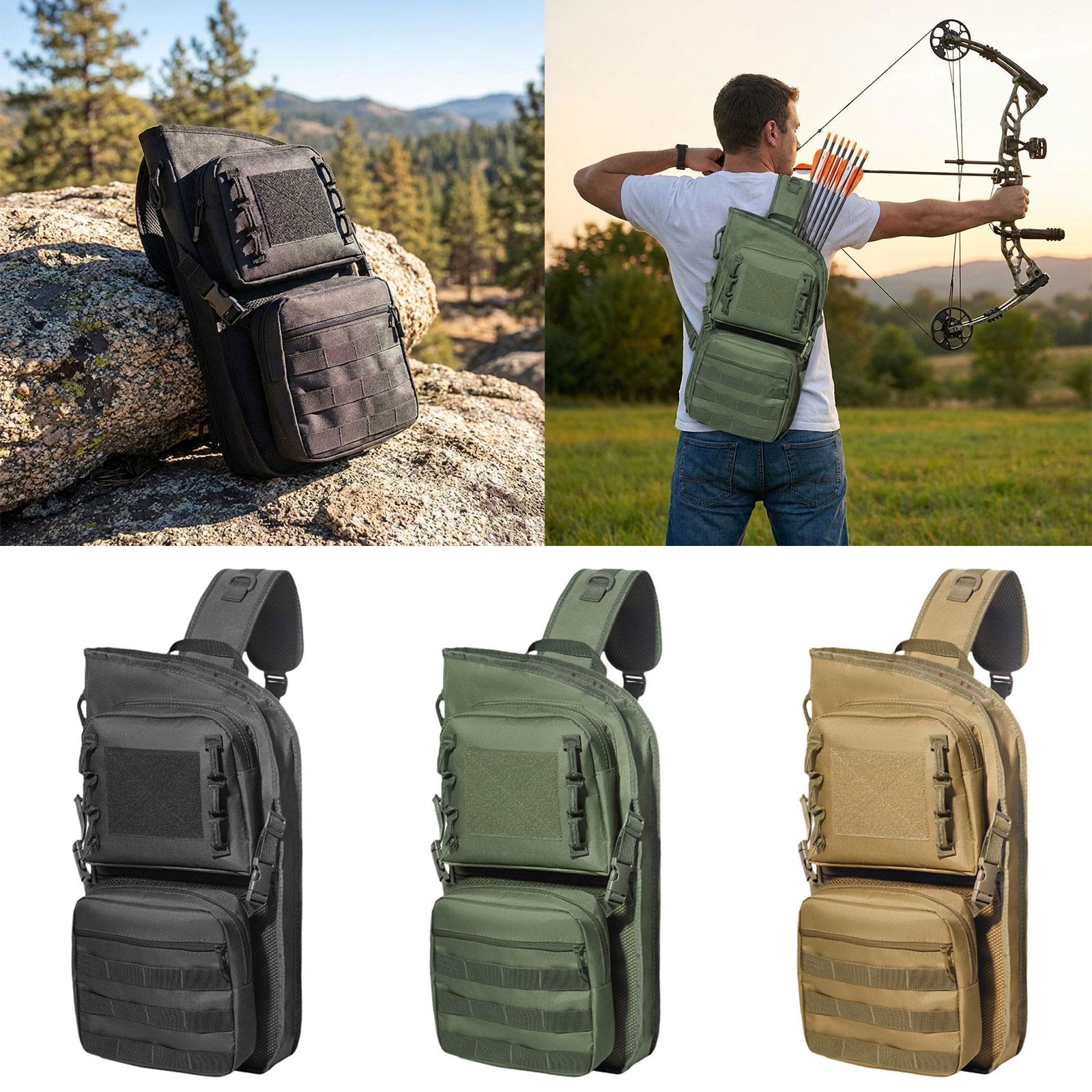 オックスフォード布製矢収納バッグ 調節可能なショルダーポーチ - Outdoor Hunting Gear Storage のレビューと価格
