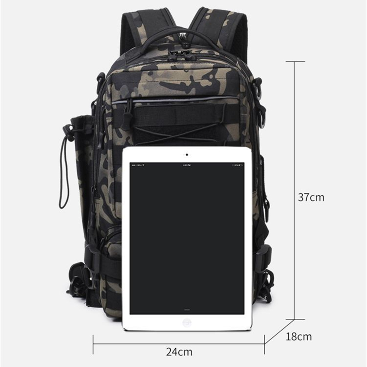 男性用アウトドアショルダーフィッシングルアーギアバッグ、釣り - Outdoor Hunting Gear Storage のレビューと価格
