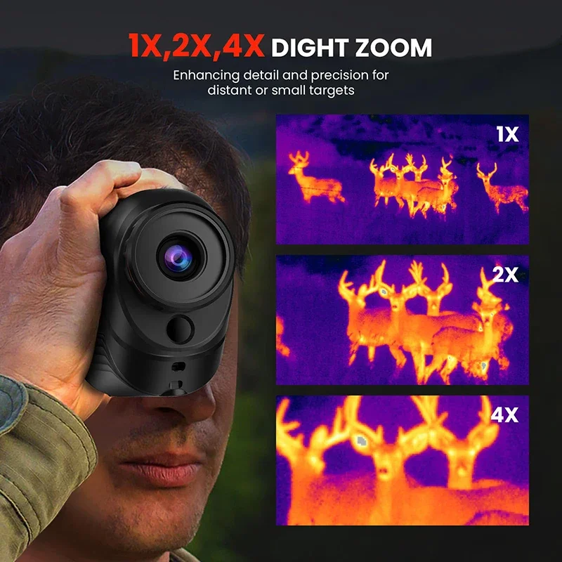 G210 サーマルイメージャー ハンティング単眼鏡 256X - Outdoor Hunting Images のレビューと価格