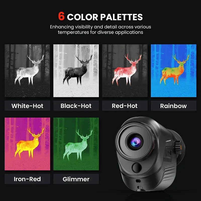 G210 サーマルイメージャー ハンティング単眼鏡 256X - Outdoor Hunting Images のレビューと価格
