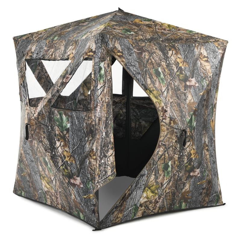 鹿やアンテロープ用の地釘と固定具付きポータブルハンティングブ - Hunting Outdoors のレビューと価格
