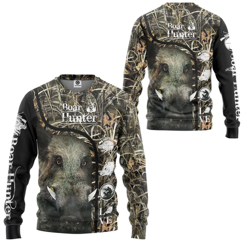 迷彩狩猟動物イノシシメンズ Tシャツ 3D プリントスポーツ - Wildman Hunting & Outdoor Polokwane のレビューと価格