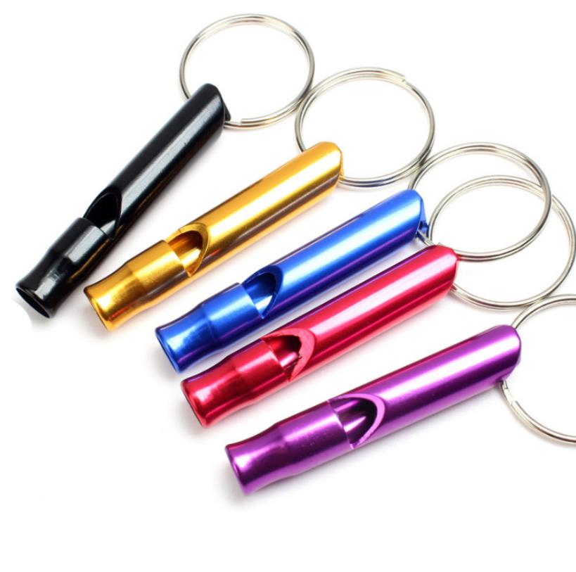 1000 個アルミ合金ホイッスルキーリングキーホルダーミニ屋 - Outdoor Hunting Events のレビューと価格
