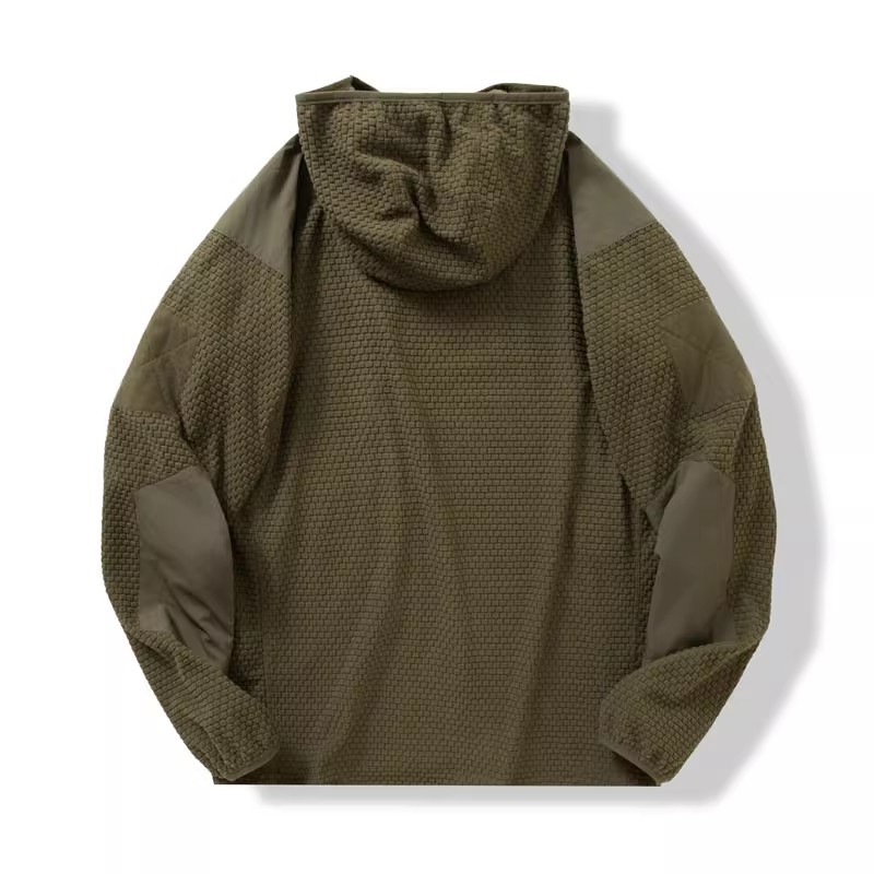 カップルアウトドア春冬迷彩戦術フリースジャケットフード付きハ - Outdoor Hunting Events のレビューと価格