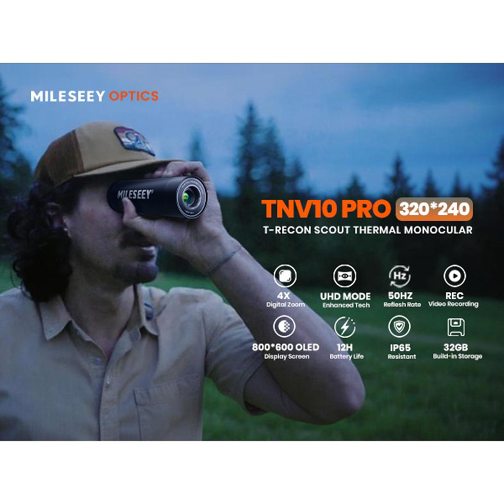MILESEEY TNV10 PRO 320×240 解像度 - Outdoor Hunting Images のレビューと価格