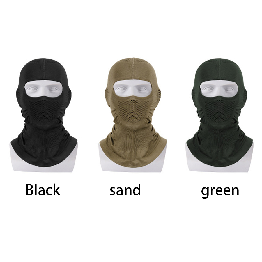 タクティカルバラクラバフェイスマスク 通気性メッシュ 防風  - Outdoor Hunting Names のレビューと価格