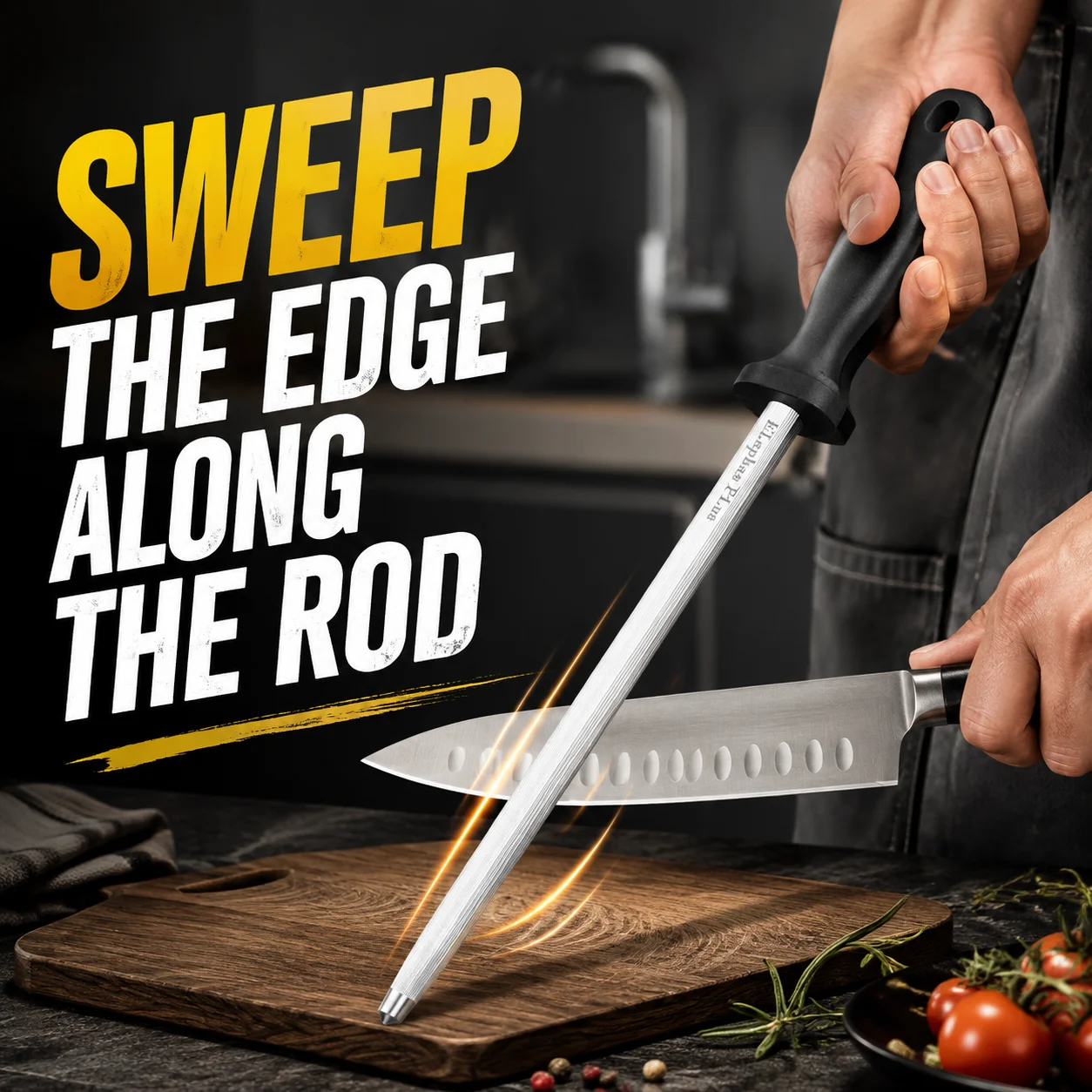 高炭素鋼製プロフェッショナルナイフシャープナーロッド キッチ - Blademaster Hunting Kitchen & Outdoor Knives Walk Ins Welcome Auckland のレビューと価格