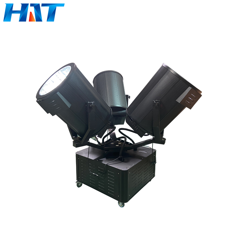 HATプロフェッショナル3ヘッドサーチライト7KW回転式ムー - Outdoor Hunting Events のレビューと価格